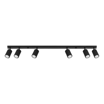 Foco KARBON 6xGU10/10W/230V negro