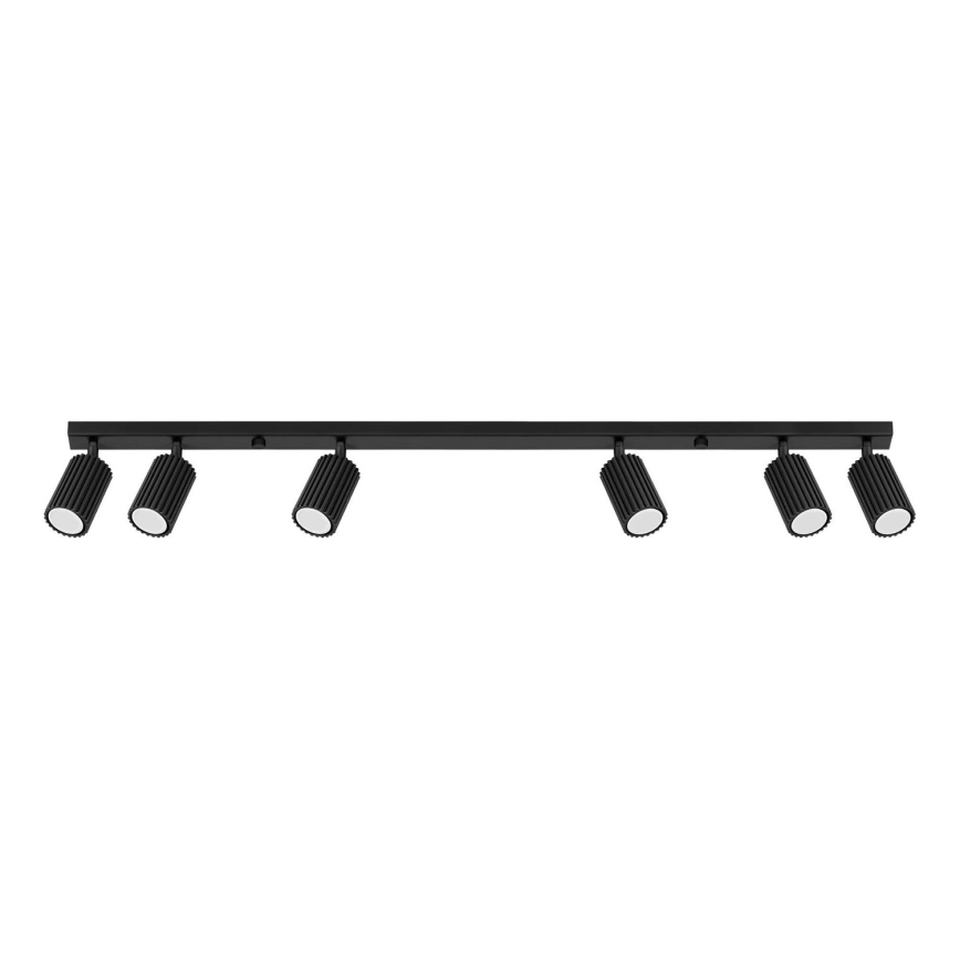 Foco KARBON 6xGU10/10W/230V negro