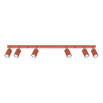 Foco KARBON 6xGU10/10W/230V rojo