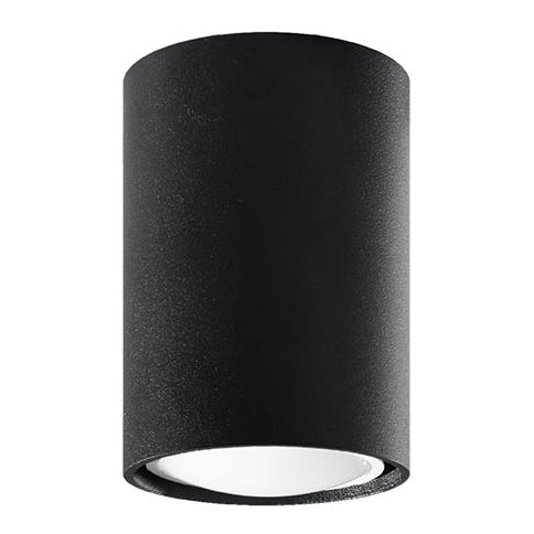 Foco LAGOS 1xGU10/10W/230V 10 cm negro