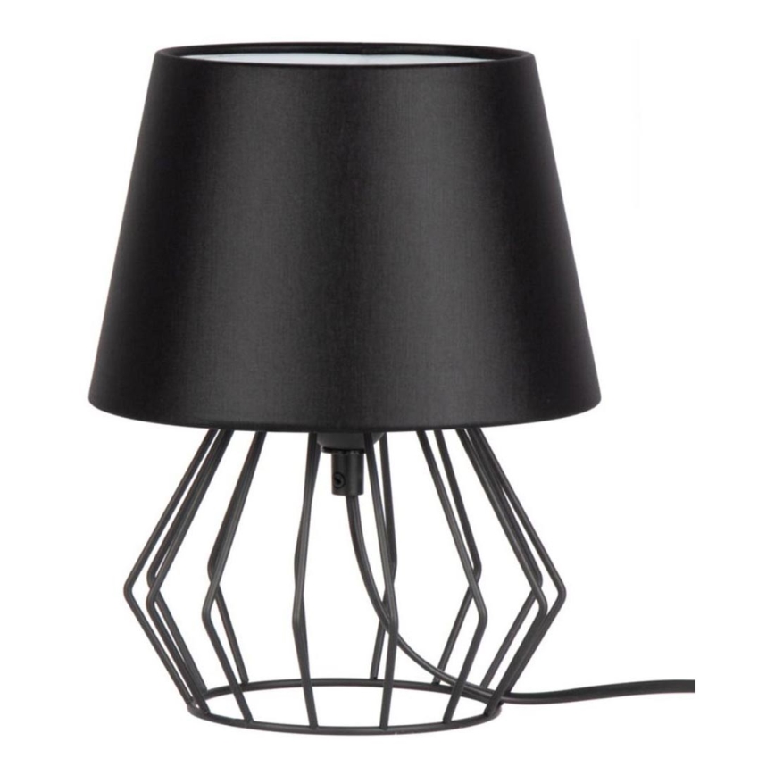 Foco - Lámpara de mesa MANGOO 1xE27/40W/230V negro