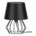 Foco - Lámpara de mesa MANGOO 1xE27/40W/230V negro