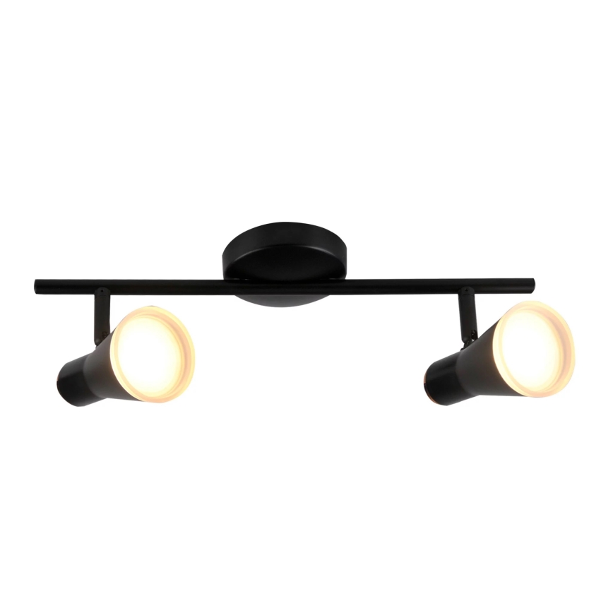 Foco LED BERG 2xLED/4,2W/230V negro