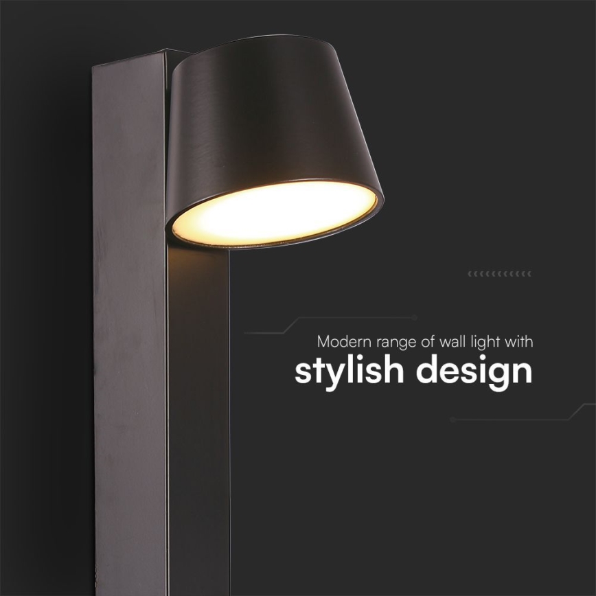Foco LED de pared con puerto USB LED/8W/230V 3000K