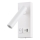 Foco LED de pared con USB LED/2W/230V blanco