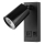 Foco LED de pared con USB LED/5W/230V negro