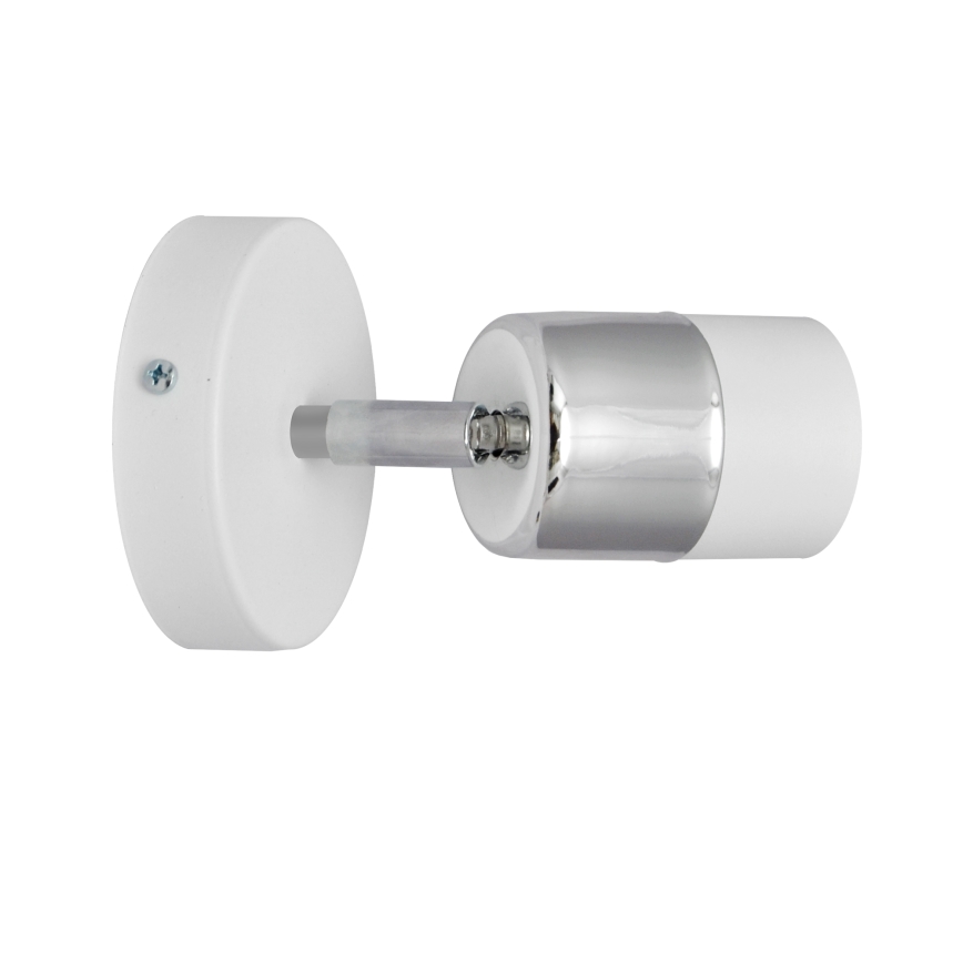 Foco LED de pared TUBSSON 1xGU10/4,8W/230V blanco/cromo brillante