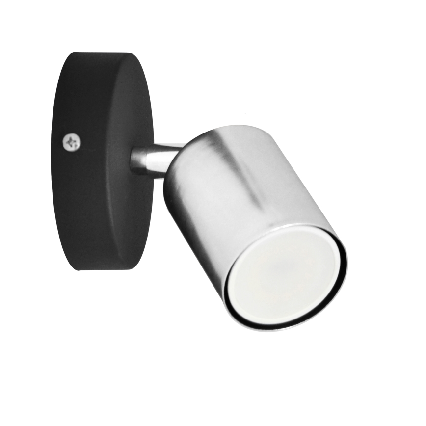 Foco LED de pared TUNE 1xGU10/4,8W/230V cromo mate/negro