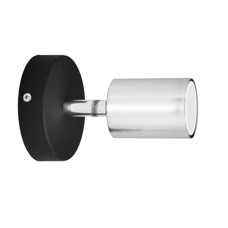 Foco LED de pared TUNE 1xGU10/4,8W/230V cromo mate/negro