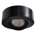 Foco LED empotrable/de superficie 2en1 LED/5W/230V 4200K d. 9,3 cm negro