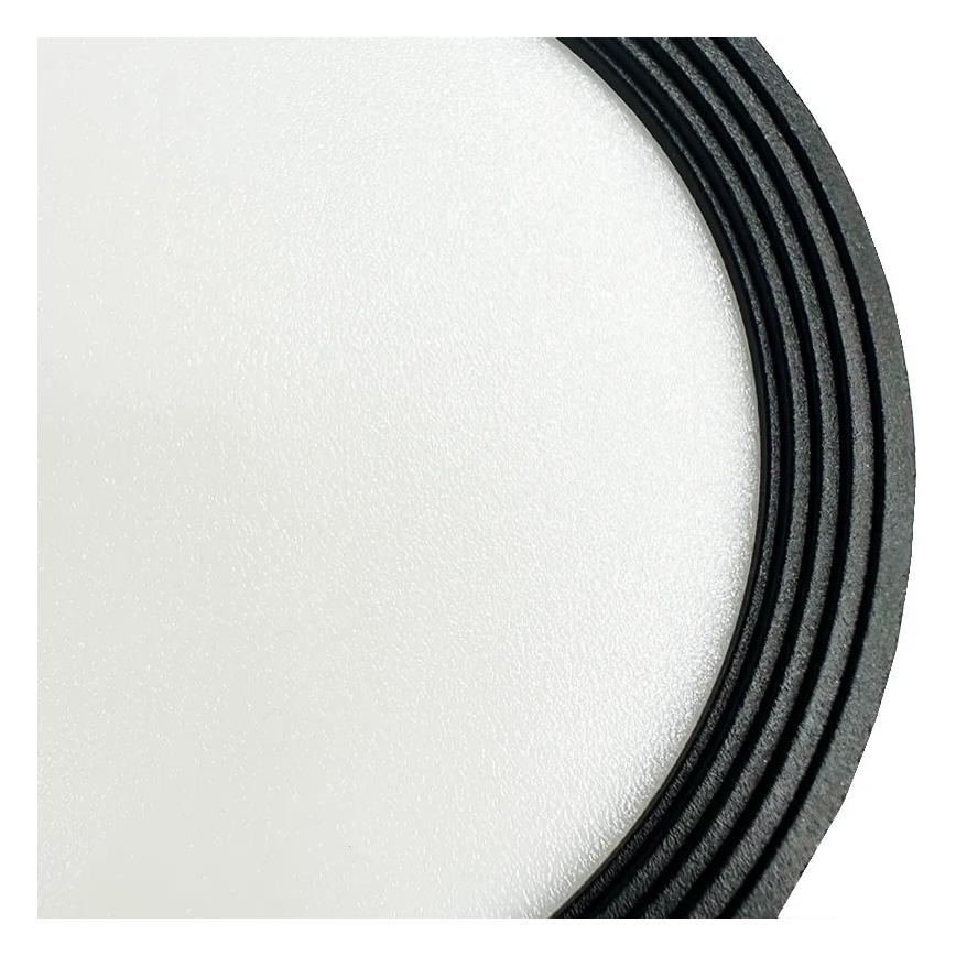 Foco LED LED/14W/230V 4000K diá. 12 cm negro