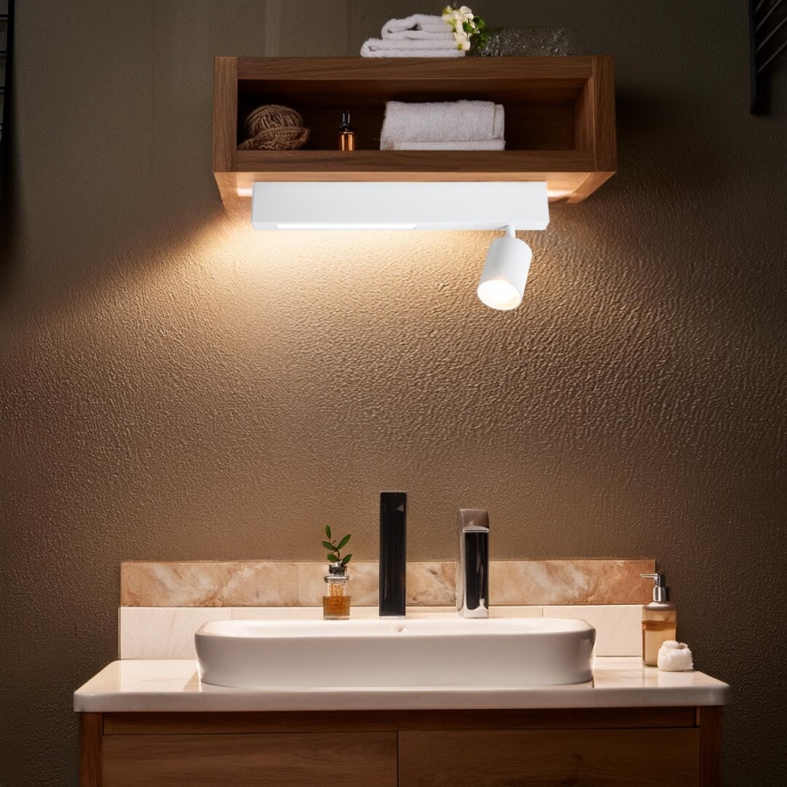 Foco LED MAGNET LED/5W/230V + 1xGU10/60W 3000/4000K blanco
