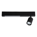 Foco LED MAGNET LED/5W/230V + 1xGU10/60W 3000/4000K negro