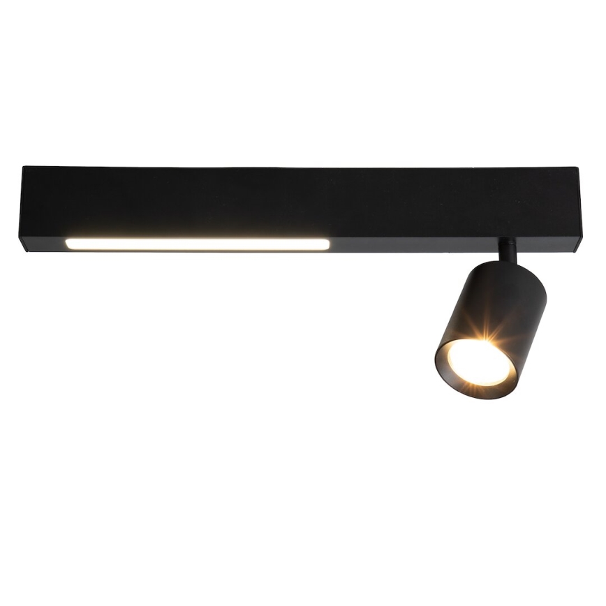 Foco LED MAGNET LED/5W/230V + 1xGU10/60W 3000/4000K negro