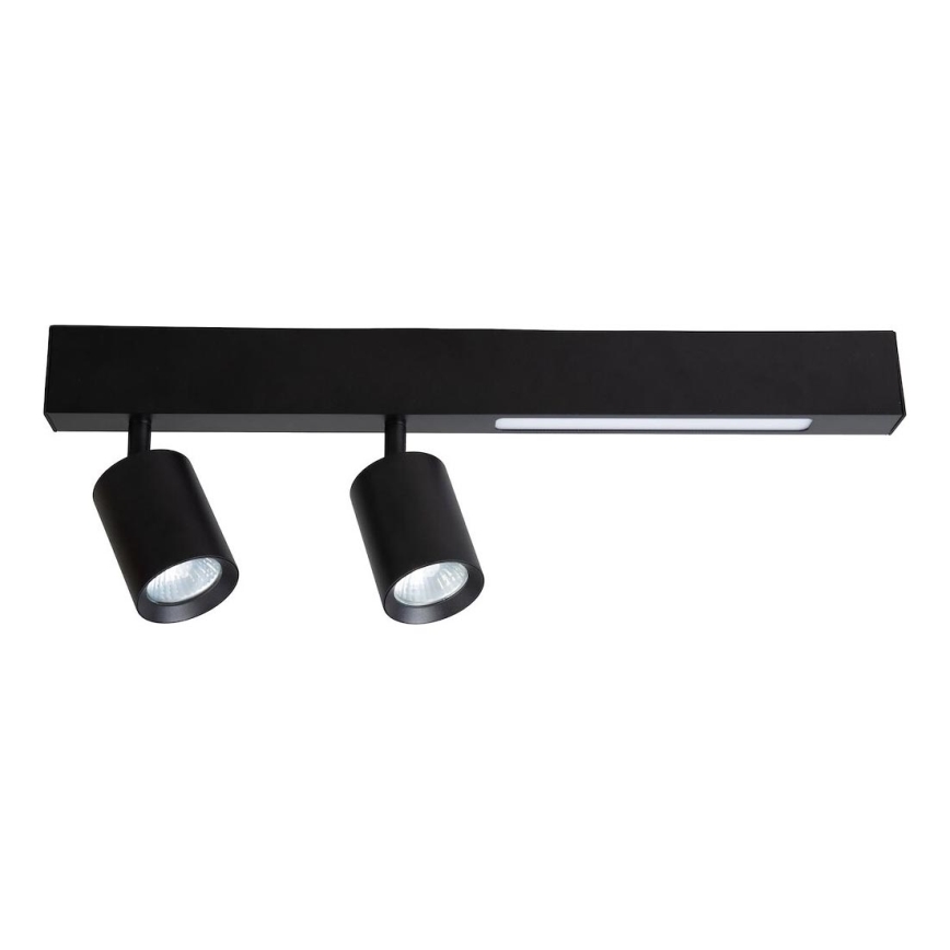 Foco LED MAGNET LED/5W/230V + 2xGU10/60W 3000/4000K negro