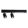 Foco LED MAGNET LED/5W/230V + 2xGU10/60W 3000/4000K negro