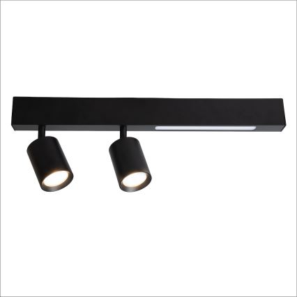 Foco LED MAGNET LED/5W/230V + 2xGU10/60W 3000/4000K negro