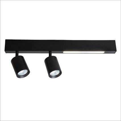 Foco LED MAGNET LED/5W/230V + 2xGU10/60W 3000/4000K negro