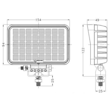 Foco LED para coche OSRAM LED/40W/10-30V IP68 5700K