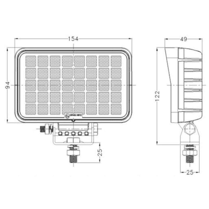Foco LED para coche OSRAM LED/40W/10-30V IP68 5700K
