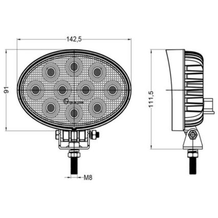 Foco LED para coche OSRAM LED/40W/10-30V IP68 5700K