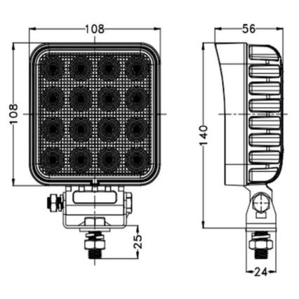 Foco LED para coche OSRAM LED/64W/10-30V IP68 5700K