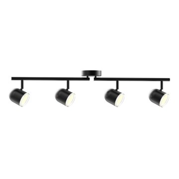 Foco LED RAWI 4xLED/4,2W/230V negro