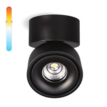 Foco LED regulable LAHTI LED/13,5W/230V 3000K CRI 90 negro