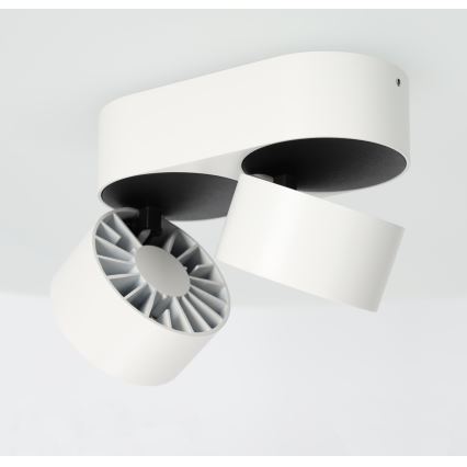 Foco LED regulable LAHTI MINI 2xLED/9W/230V 3000K CRI 90 blanco