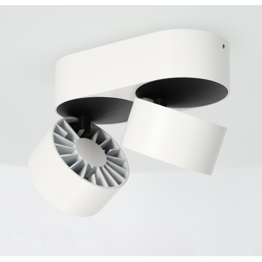 Foco LED regulable LAHTI MINI 2xLED/9W/230V 3000K CRI 90 blanco