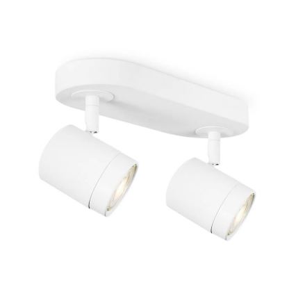 Foco LED regulable MANU 2xGU10/5,8W/230V blanco