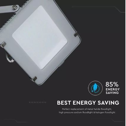 Foco LED SAMSUNG CHIP LED/300W/230V 6400K IP65 gris