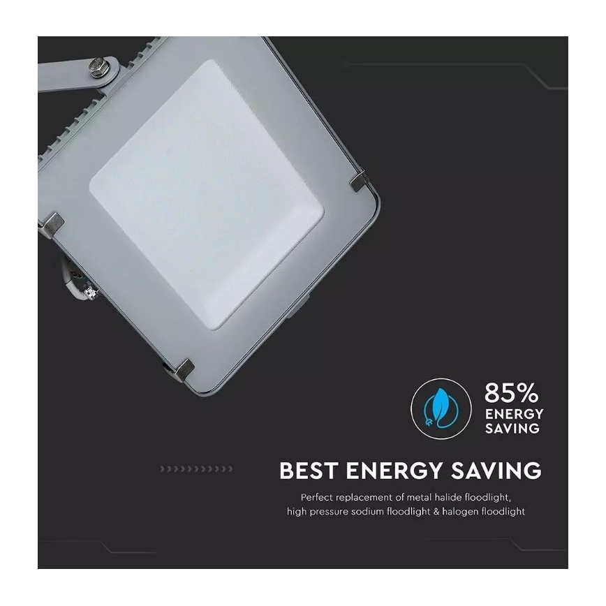 Foco LED SAMSUNG CHIP LED/300W/230V 6400K IP65 gris