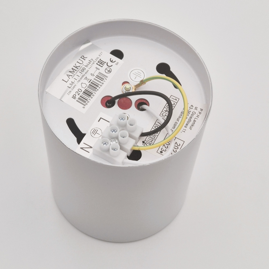 Foco LED TACO 1xE27/15W/230V blanco