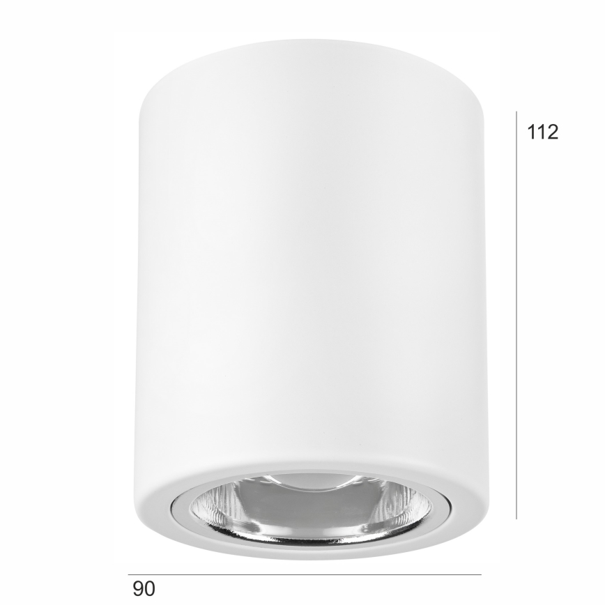 Foco LED TACO 1xE27/15W/230V blanco