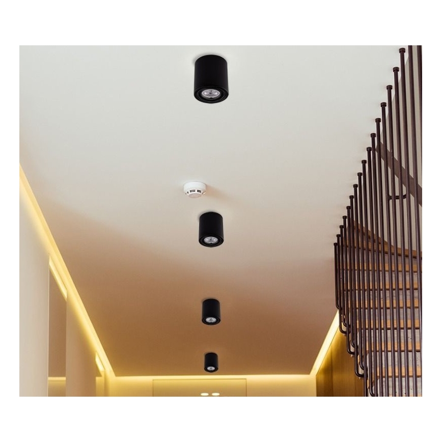 Foco LED TUBA 1xGU10/5W/230V 2700K negro
