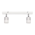Foco LED TUBSSON 2xGU10/4,8W/230V blanco/cromo brillante