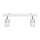 Foco LED TUBSSON 2xGU10/4,8W/230V blanco/cromo brillante
