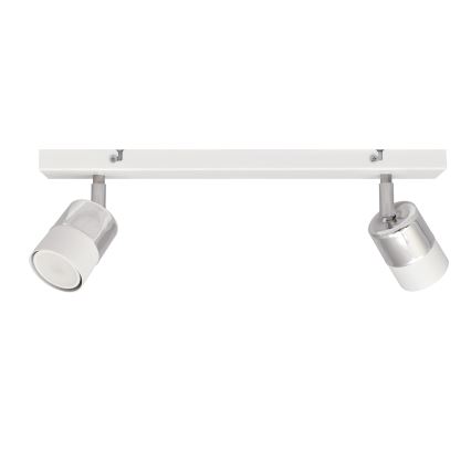 Foco LED TUBSSON 2xGU10/4,8W/230V blanco/cromo brillante