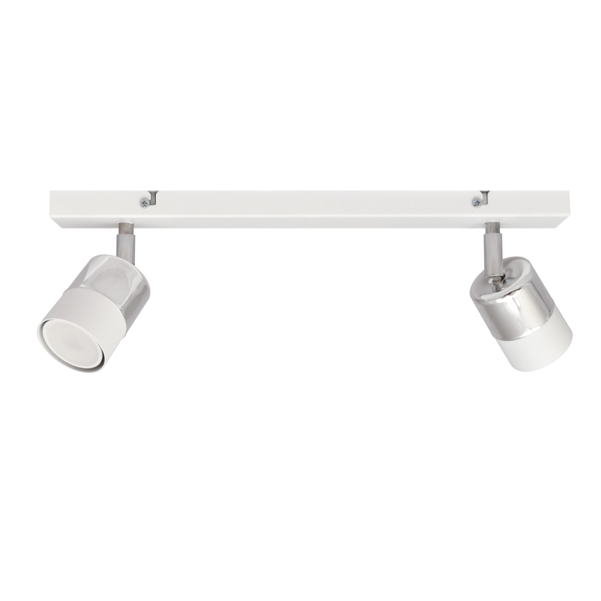 Foco LED TUBSSON 2xGU10/4,8W/230V blanco/cromo brillante