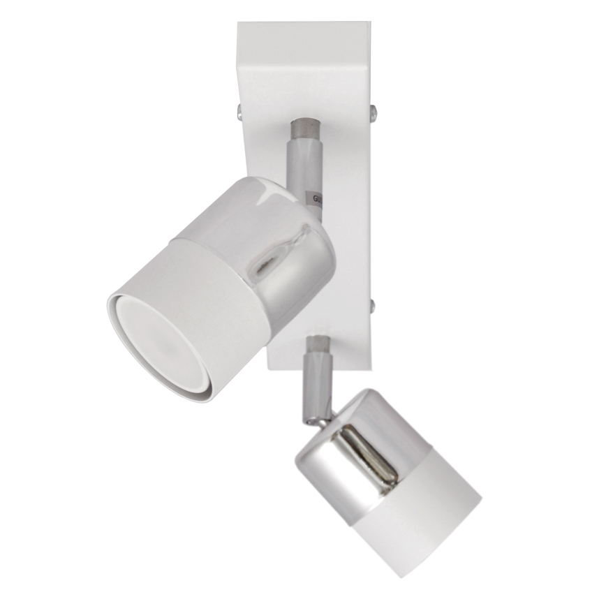 Foco LED TUBSSON 2xGU10/4,8W/230V blanco/cromo brillante