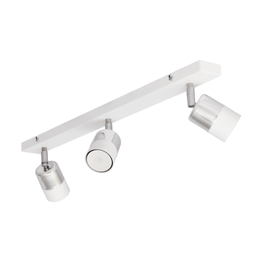 Foco LED TUBSSON 3xGU10/4,8W/230V blanco/cromo brillante