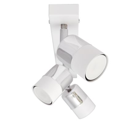 Foco LED TUBSSON 3xGU10/4,8W/230V blanco/cromo brillante