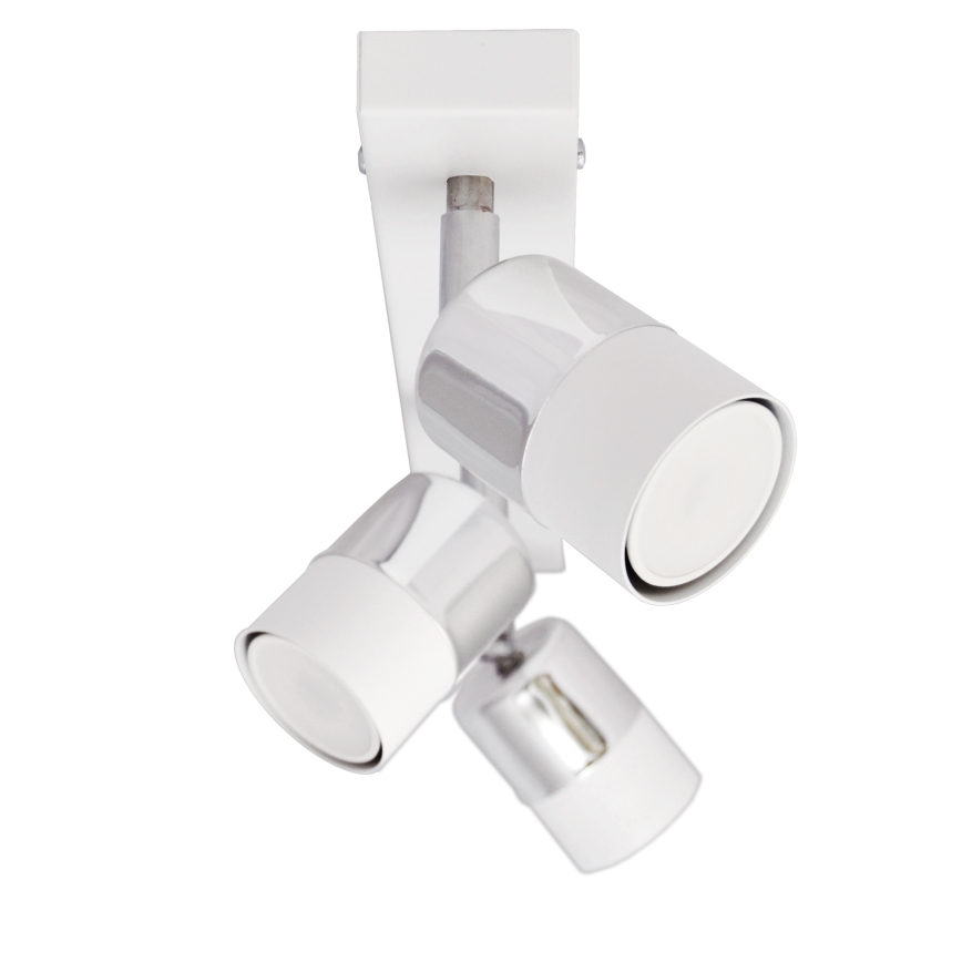 Foco LED TUBSSON 3xGU10/4,8W/230V blanco/cromo brillante