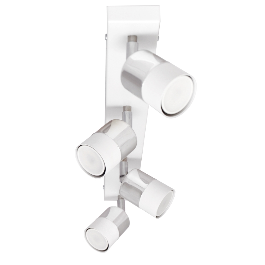 Foco LED TUBSSON 4xGU10/4,8W/230V blanco/cromo brillante