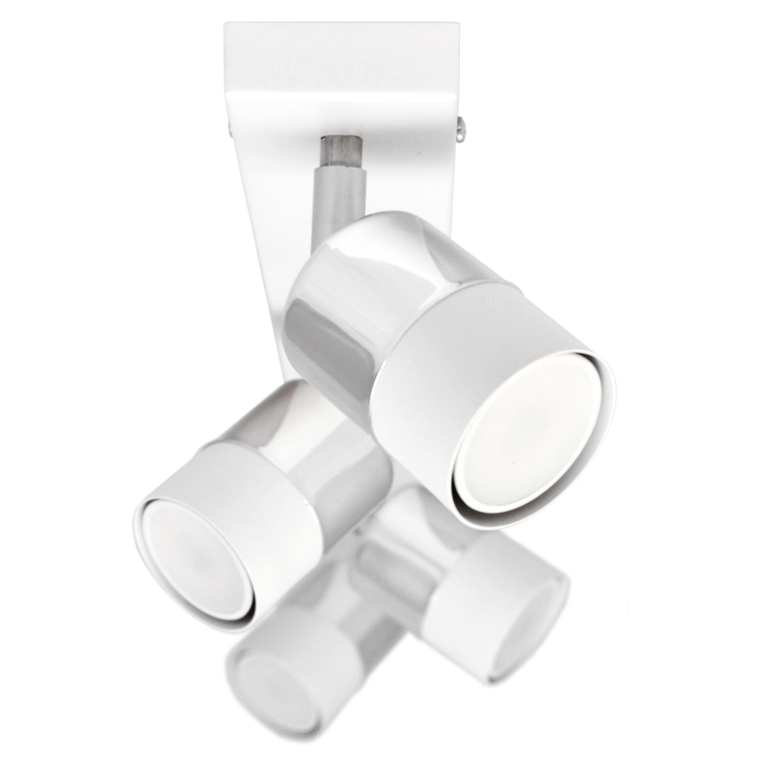 Foco LED TUBSSON 4xGU10/4,8W/230V blanco/cromo brillante