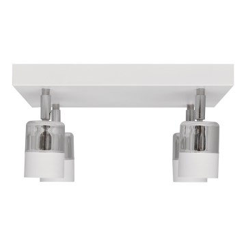 Foco LED TUBSSON 4xGU10/4,8W/230V blanco/cromo brillante