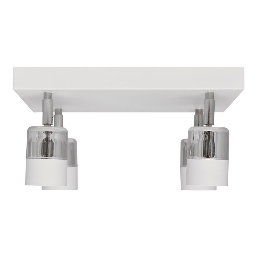 Foco LED TUBSSON 4xGU10/4,8W/230V blanco/cromo brillante