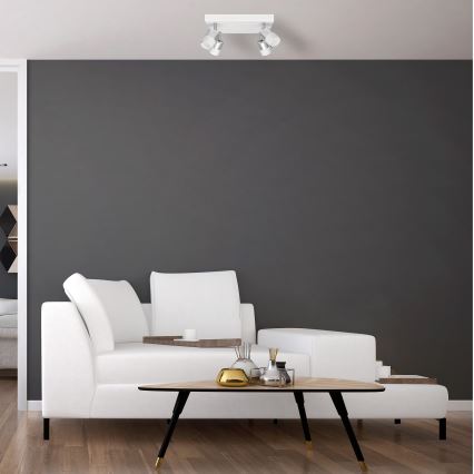Foco LED TUBSSON 4xGU10/4,8W/230V blanco/cromo brillante