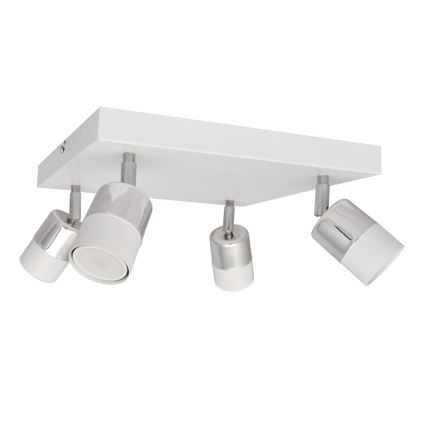 Foco LED TUBSSON 4xGU10/4,8W/230V blanco/cromo brillante